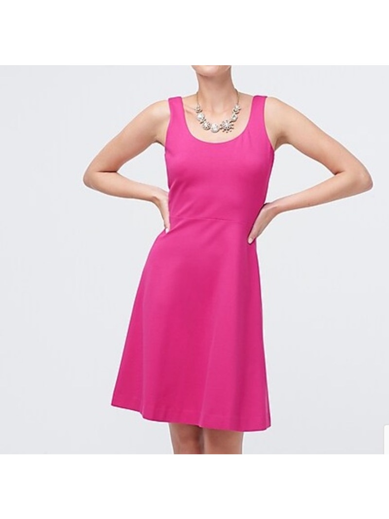 Nwt J Crew Strappy Sleeveless A-Line Scoop Neck Berry Dress | S